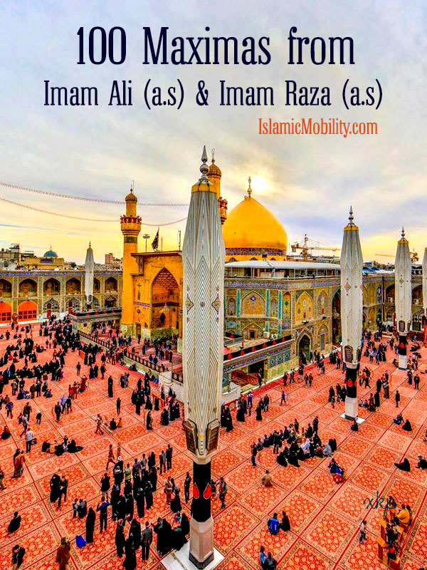 100 Maximas From Imam Ali as and Imam Raza as
